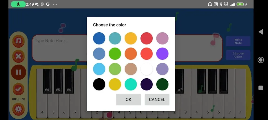Virtual Melodica [МОД Много денег] APK Android Screenshot 3
