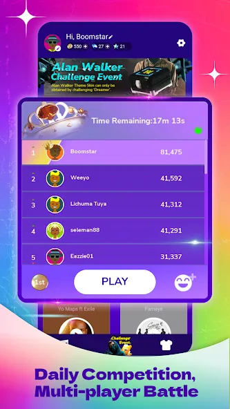 Boomstar - Piano Music Master (Бумстар) [МОД Бесконечные монеты] APK Android Screenshot 5