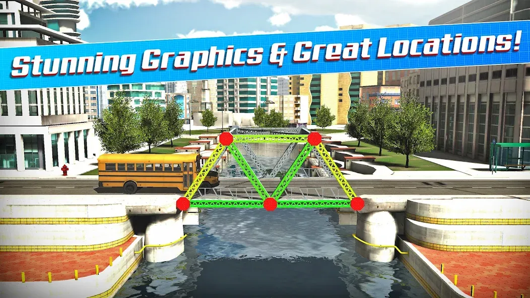 Bridge Construction Simulator (Бридж Конструкшн Симулятор) [МОД Много денег] APK Android Screenshot 2