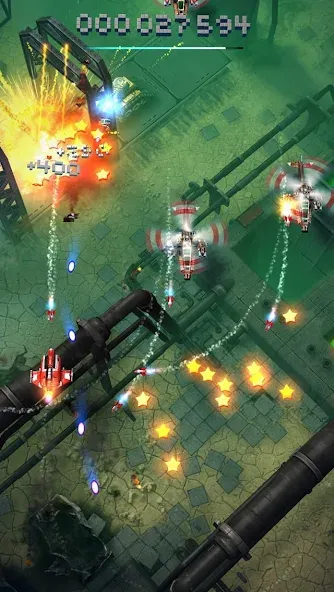 Sky Force Reloaded (Скай Форс Релоадед) [МОД Много денег] APK Android Screenshot 1