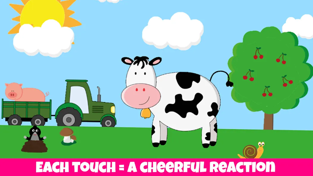 Animals, kids game from 1 year [МОД Бесконечные монеты] APK Android Screenshot 1