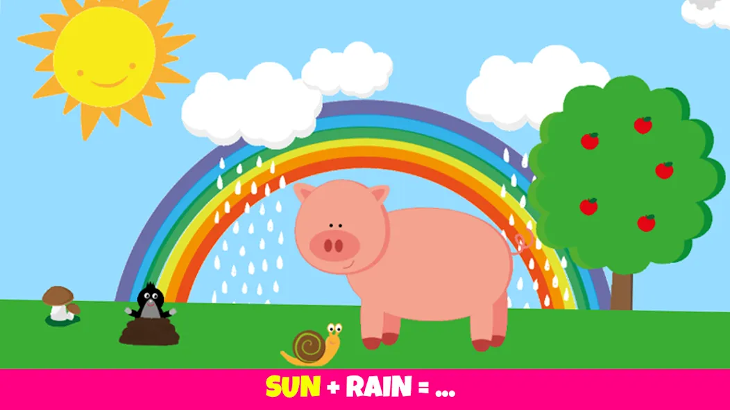 Animals, kids game from 1 year [МОД Бесконечные монеты] APK Android Screenshot 4