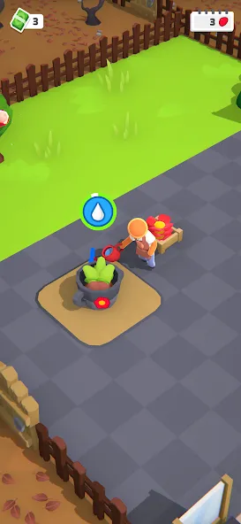 Flower factory tycoon (Флауэр фактори тайкун) [МОД Бесконечные монеты] APK Android Screenshot 3