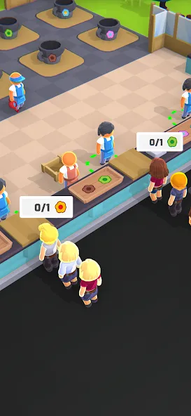 Flower factory tycoon (Флауэр фактори тайкун) [МОД Бесконечные монеты] APK Android Screenshot 4