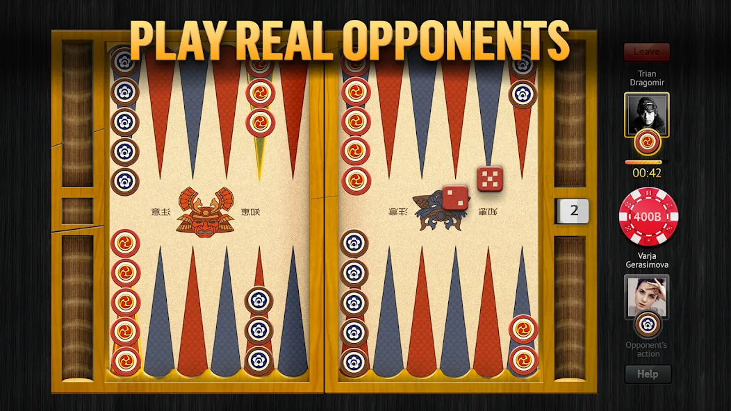 PlayGem Backgammon Play Live [МОД Unlocked] APK Android Screenshot 3