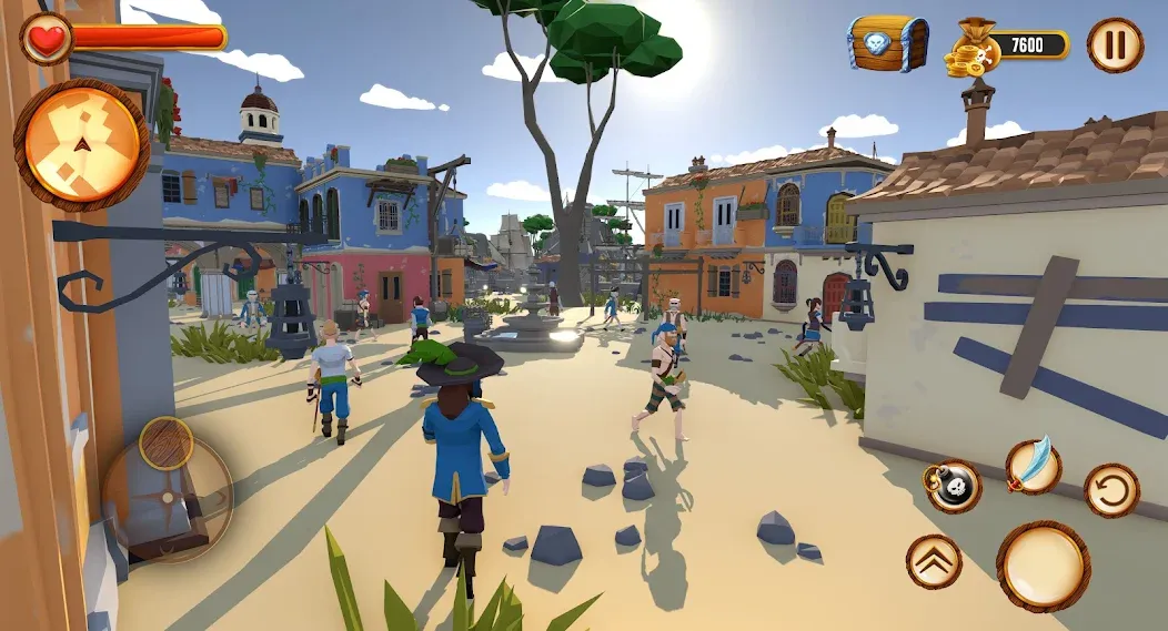 Pirate Polygon Caribbean Sea (Пиратская Полигон Карибское море) [МОД Premium] APK Android Screenshot 5