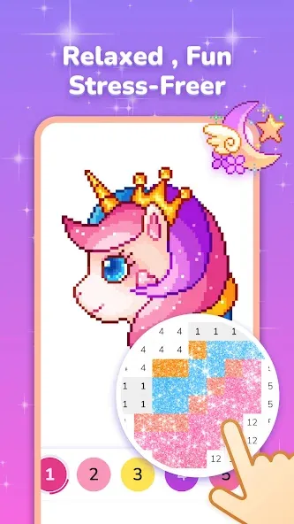 Pixel Coloring-Color by number [МОД Premium] APK Android Screenshot 3
