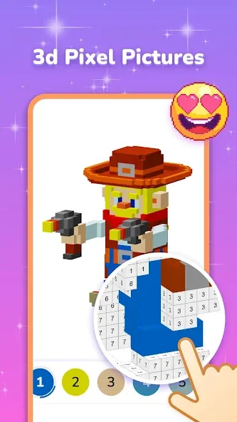 Pixel Coloring-Color by number [МОД Premium] APK Android Screenshot 4