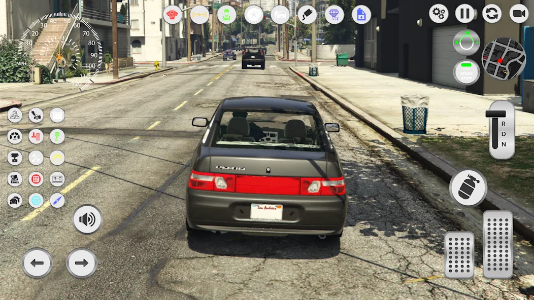 Lada 2110: Urban Simulator [МОД Все открыто] APK Android Screenshot 4