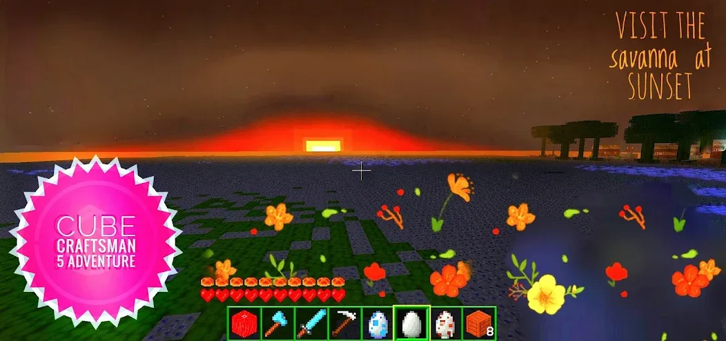 Cube Craftsman 5 Adventure (КубКрафт Приключение) [МОД Mega Pack] APK Android Screenshot 2