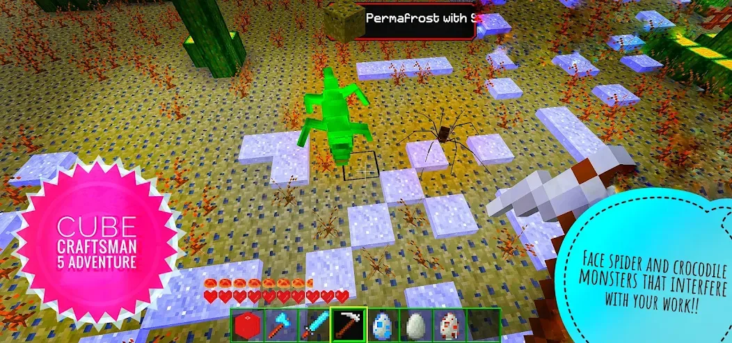 Cube Craftsman 5 Adventure (КубКрафт Приключение) [МОД Mega Pack] APK Android Screenshot 4