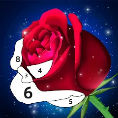 Rose Coloring Book Color Games [МОД Unlocked] APK Android