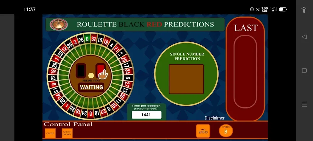 Roulette Black Red Calculator (Рулетка Черное Красное Калькулятор) [МОД Unlocked] APK Android Screenshot 3