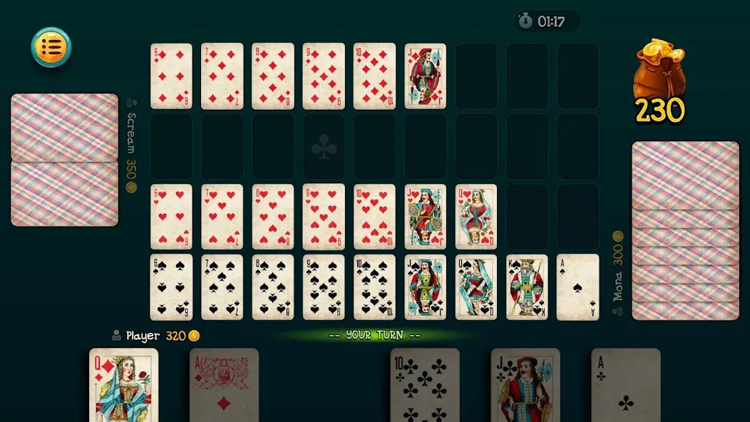 Nine Card Game online offline [МОД Бесконечные монеты] APK Android Screenshot 1