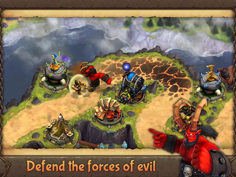 Evil Defenders (Ивил Дефендерс) [МОД Все открыто] APK Android Screenshot 1