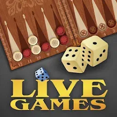 Backgammon LiveGames online [МОД Mega Pack] APK Android