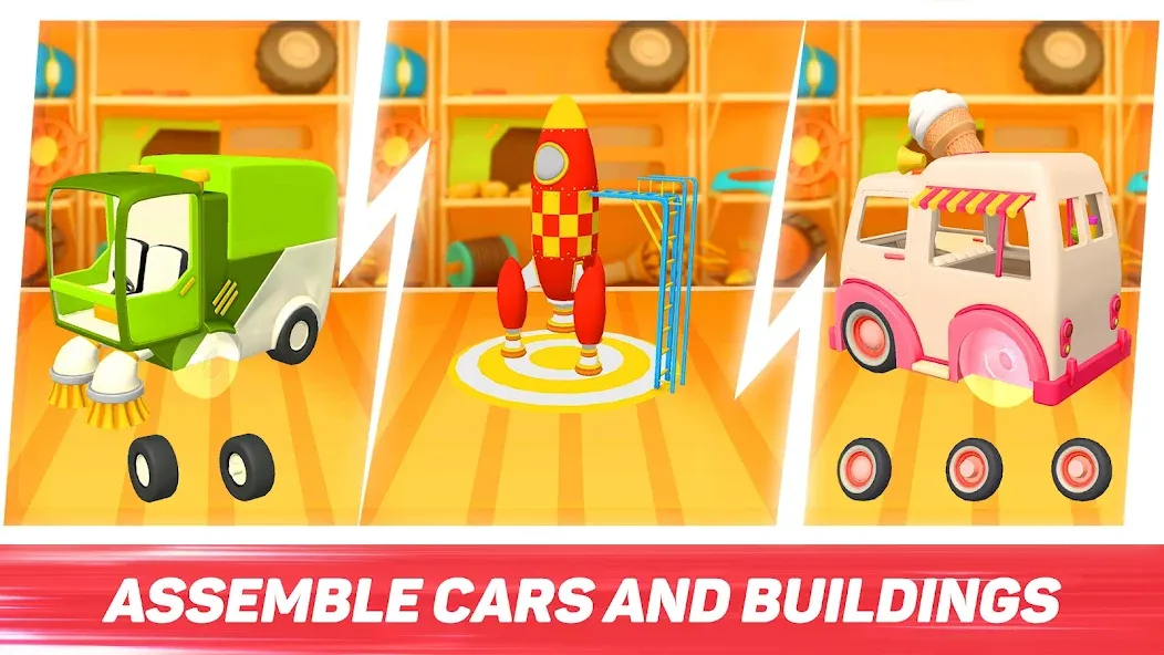 Leo Runner: car games for kids [МОД Mega Pack] APK Android Screenshot 2