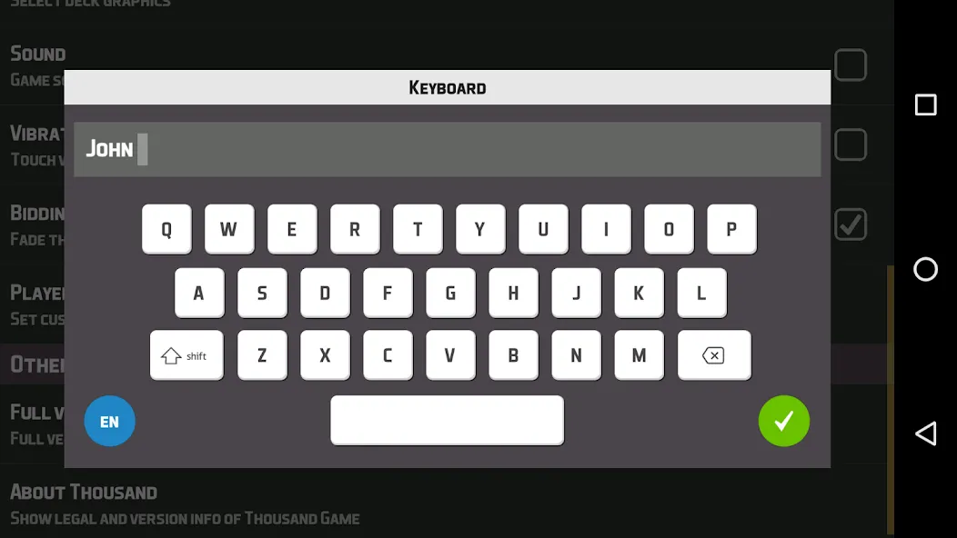 Thousand Card Game (1000) (одна тысяча) [МОД Premium] APK Android Screenshot 5