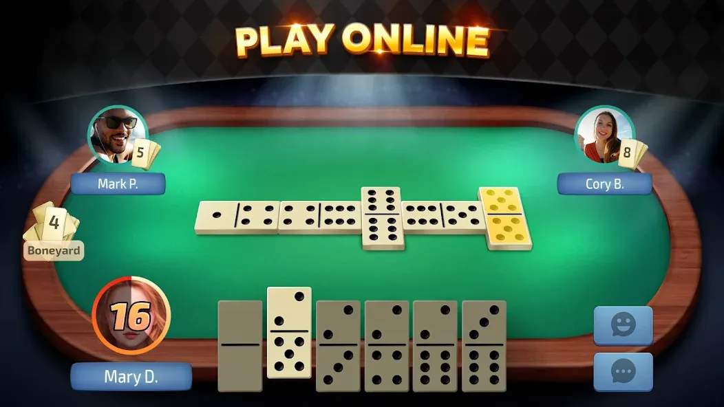 Domino - Dominos online game [МОД Много денег] APK Android Screenshot 2