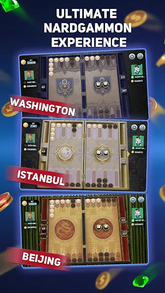 Narde Tournament [МОД Mega Pack] APK Android Screenshot 2