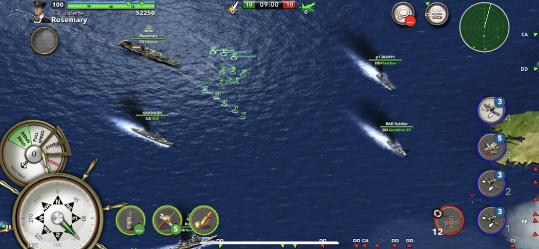Navy Field: Online Sea Battles (НеиФилд) [МОД Много денег] APK Android Screenshot 1