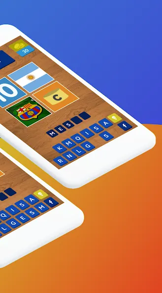 4 Pics 1 Footballer (Картинки 1 Футболист) [МОД Mega Pack] APK Android Screenshot 2