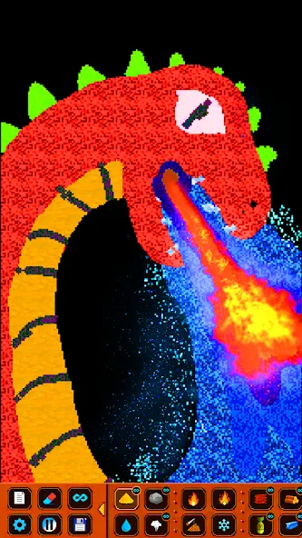 SandBox: Powder Simulator [МОД Бесконечные монеты] APK Android Screenshot 2