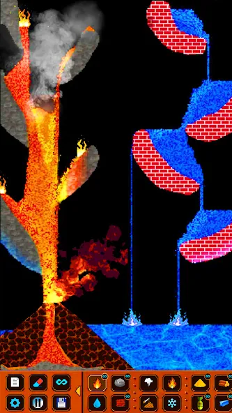 SandBox: Powder Simulator [МОД Бесконечные монеты] APK Android Screenshot 3