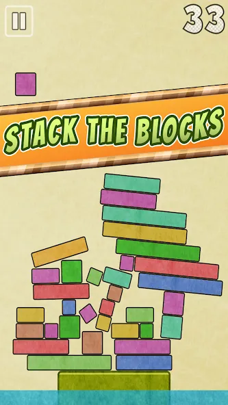 Drop Stack Block Stacking Game (Дроп Стэк блочная игра с укладкой блоков) [МОД Mega Pack] APK Android Screenshot 2