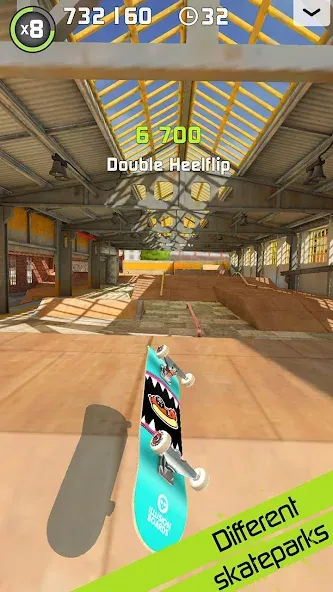 Touchgrind Skate 2 (Тачгринд Скейт 2) [МОД Unlocked] APK Android Screenshot 3