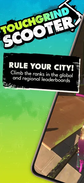 Touchgrind Scooter (Тачгринд Скутер) [МОД Все открыто] APK Android Screenshot 1