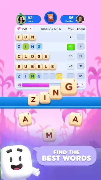 Wordzee! - Social Word Game [МОД Mega Pack] APK Android Screenshot 1