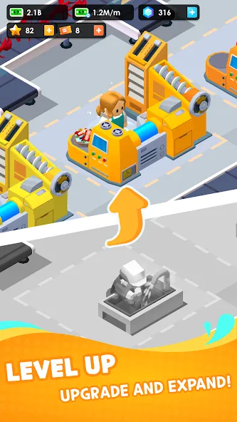 Seafood Inc - Tycoon, Idle (Айдл Сифуд Инк) [МОД Бесконечные монеты] APK Android Screenshot 5