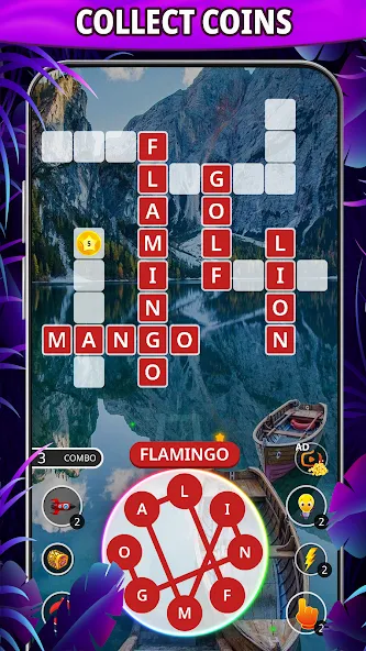 Word connect: word search game [МОД Все открыто] APK Android Screenshot 2