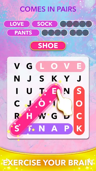 Word Heaps Search - Word Games (Ворд Хипс Срч) [МОД Бесконечные монеты] APK Android Screenshot 4