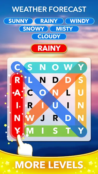 Word Heaps Search - Word Games (Ворд Хипс Срч) [МОД Бесконечные монеты] APK Android Screenshot 5