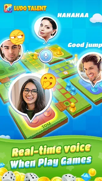 Ludo Talent - Game & Chatroom (Лудо Талент) [МОД Mega Pack] APK Android Screenshot 2