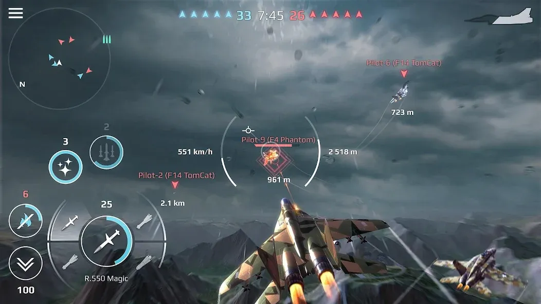Sky Combat: War Planes Online (Скай Комбат) [МОД Unlocked] APK Android Screenshot 1