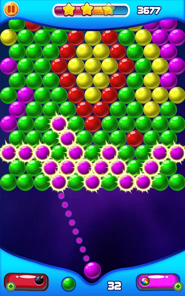 Bubble Shooter 2 (Бабл Шутер 2) [МОД Unlocked] APK Android Screenshot 4