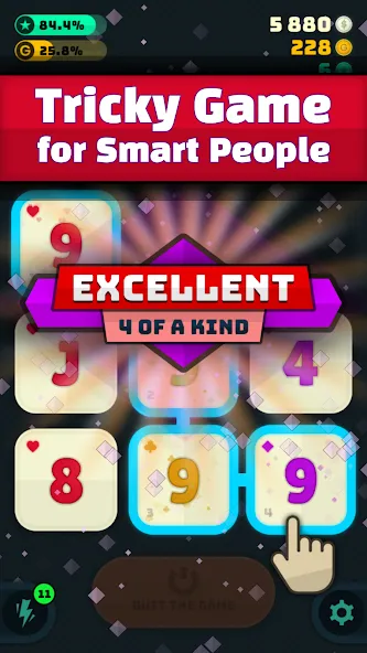 Merge Poker (Мердж Покер) [МОД Все открыто] APK Android Screenshot 1