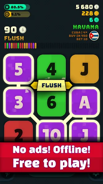 Merge Poker (Мердж Покер) [МОД Все открыто] APK Android Screenshot 3