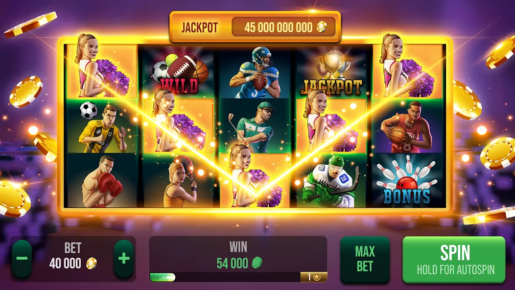 Casino All Star: Poker & Slots (Казино Олл Стар) [МОД Много денег] APK Android Screenshot 3