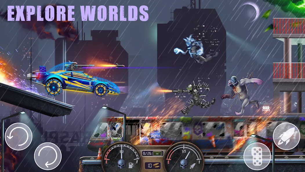 Zombie Hill Racing: Earn Climb (Зомби Хилл Рейсинг) [МОД Unlocked] APK Android Screenshot 4