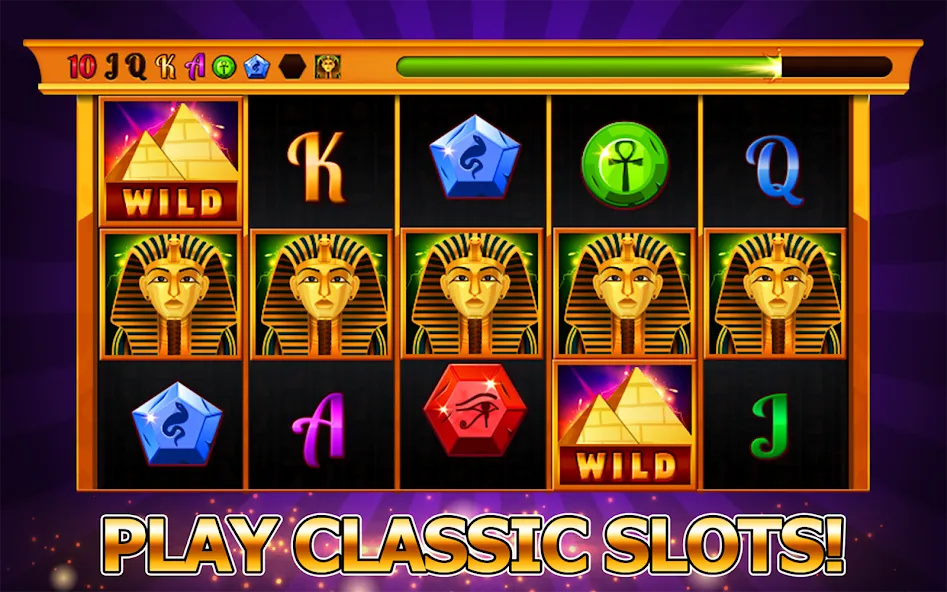 Slots - casino slot machines [МОД Бесконечные монеты] APK Android Screenshot 2