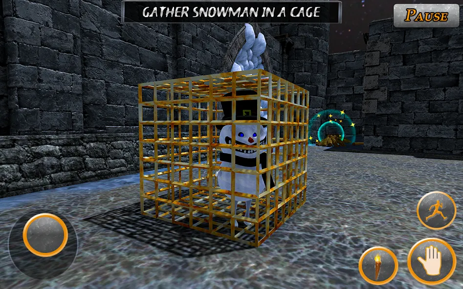 Evil Scary Snowman  Games 3d (Ивил Скари Сноумэн Геймс 3д) [МОД Mega Pack] APK Android Screenshot 3