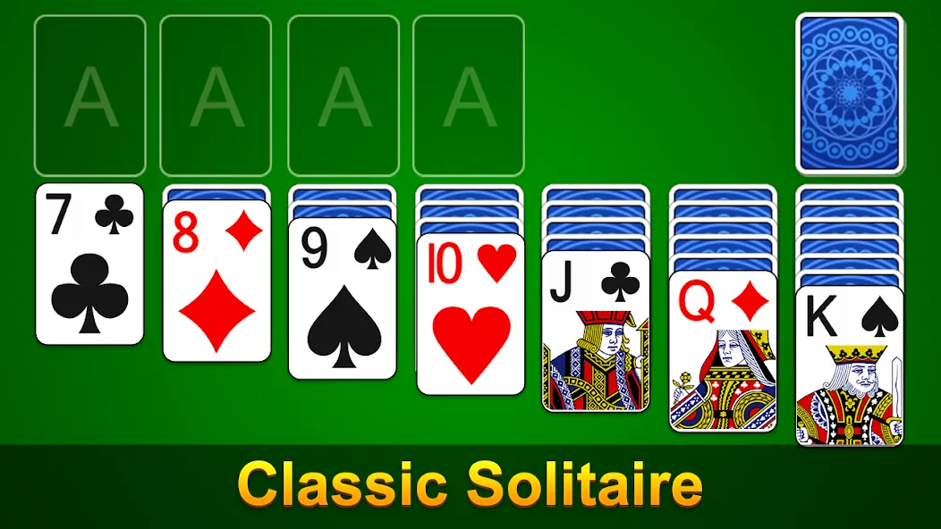Solitaire - Classic Card Game (Солитер) [МОД Много денег] APK Android Screenshot 1