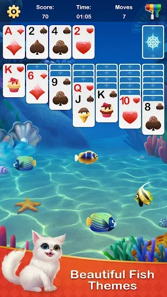 Solitaire Jigsaw Puzzle (Солитер Пазл) [МОД Все открыто] APK Android Screenshot 2
