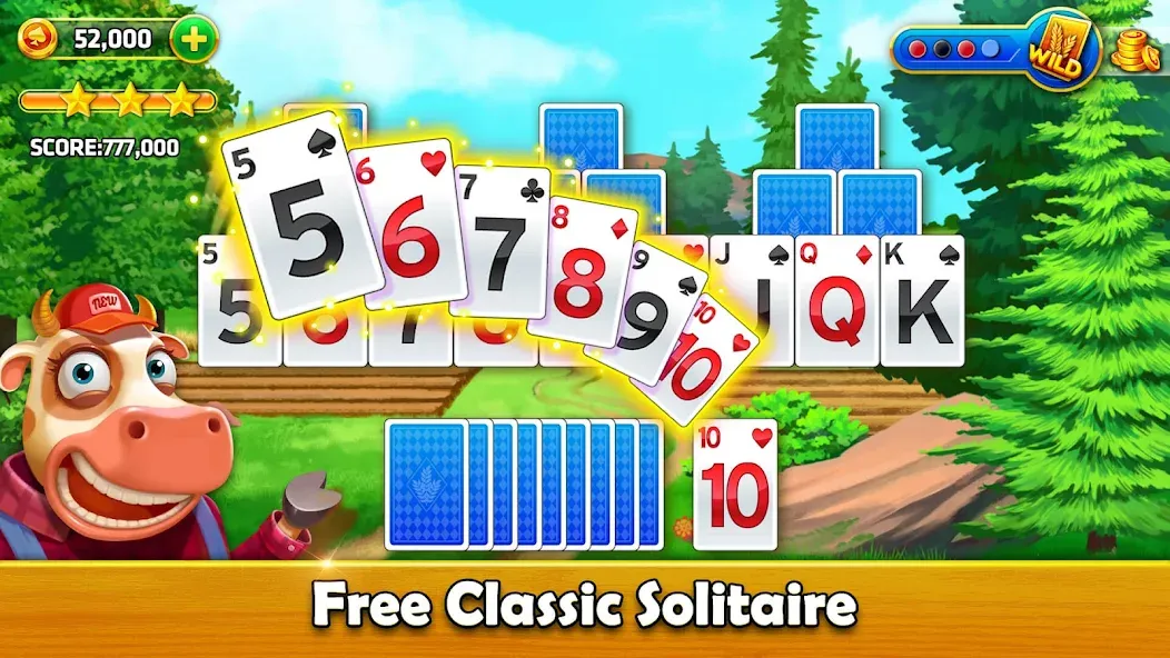 Solitaire Tripeaks - Farm Trip (Фарм Джорни) [МОД Много денег] APK Android Screenshot 5