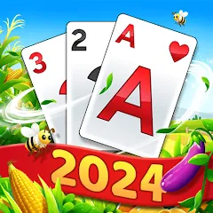 Solitaire Tripeaks - Farm Trip (Фарм Джорни) [МОД Много денег] APK Android