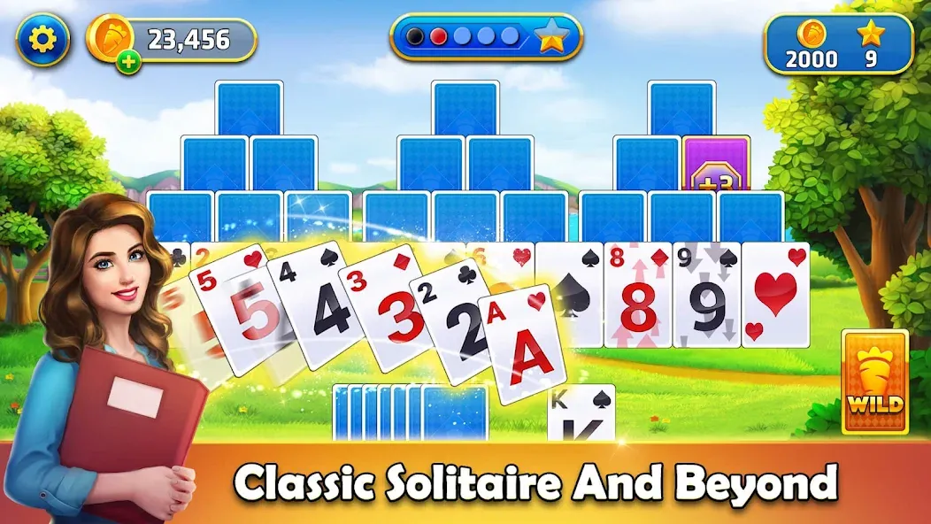 Tripeaks Solitaire - Home Town [МОД Mega Pack] APK Android Screenshot 1